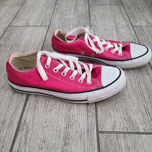 Converse Chuck Taylor All Star Low Top Sneakers Pink Women's Size 8